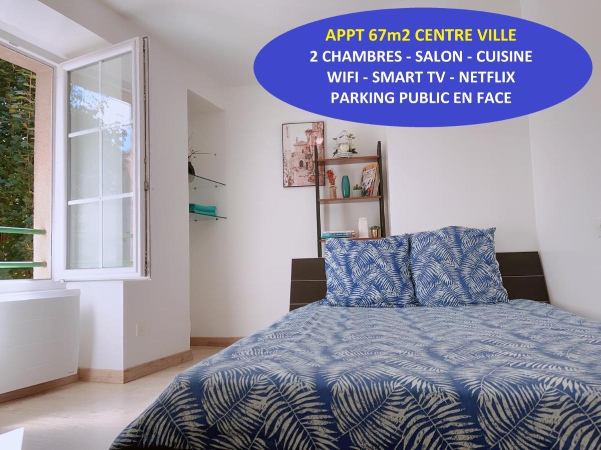 Apt 67M2 Hyper Centre: 2 Chambres, Cuisine Tv Wifi Fontenay-le-Comte Exteriör bild